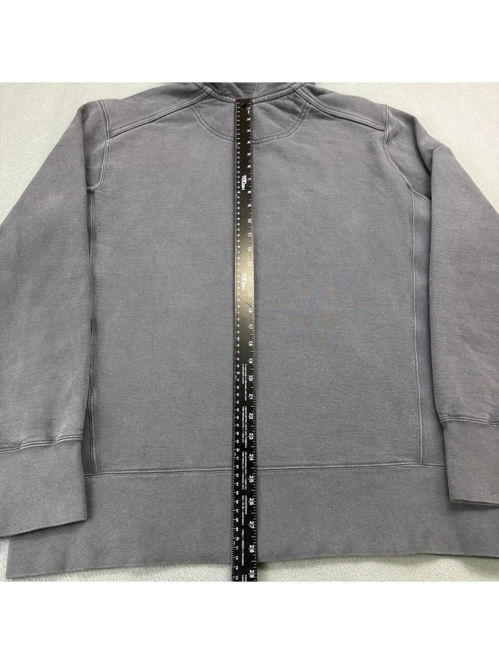 American Giant Heavyweight Zip Up Hoodie Size 2XL Gray USA Made - Picture 8 of 8